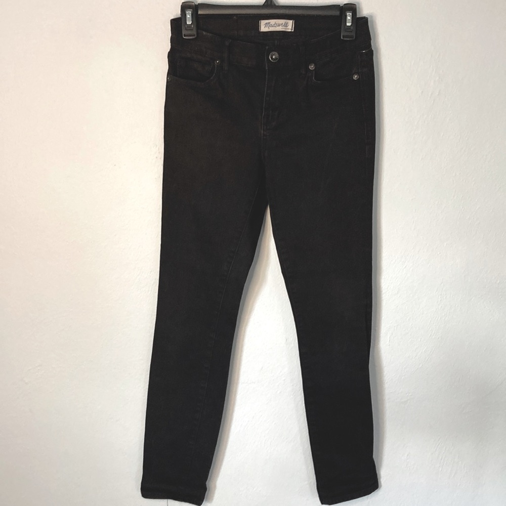 Madewell black skinny jeans